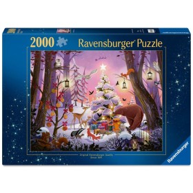Ravensburger - Puzzle Craciunul in padure 2000 piese Ravensburger - 1